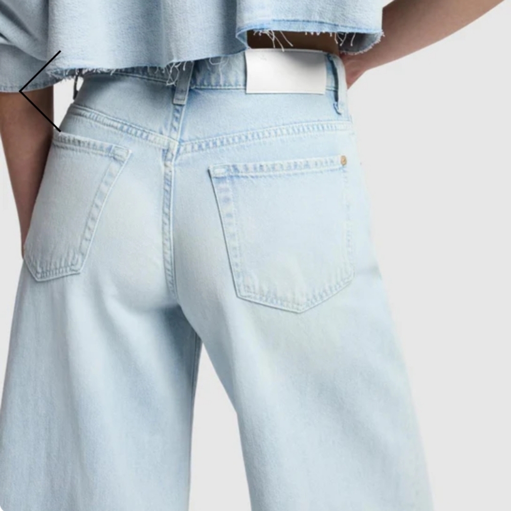 7 FOR ALL MANKIND Palazzo Jeans - Picture 7 of 8